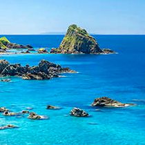新潟の青い海